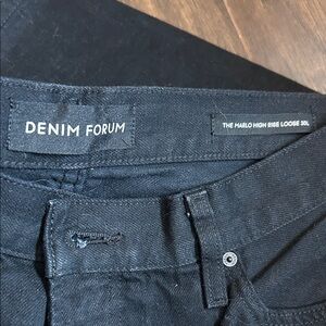 DENIM FORUM Marlo High Rise Loose Jeans